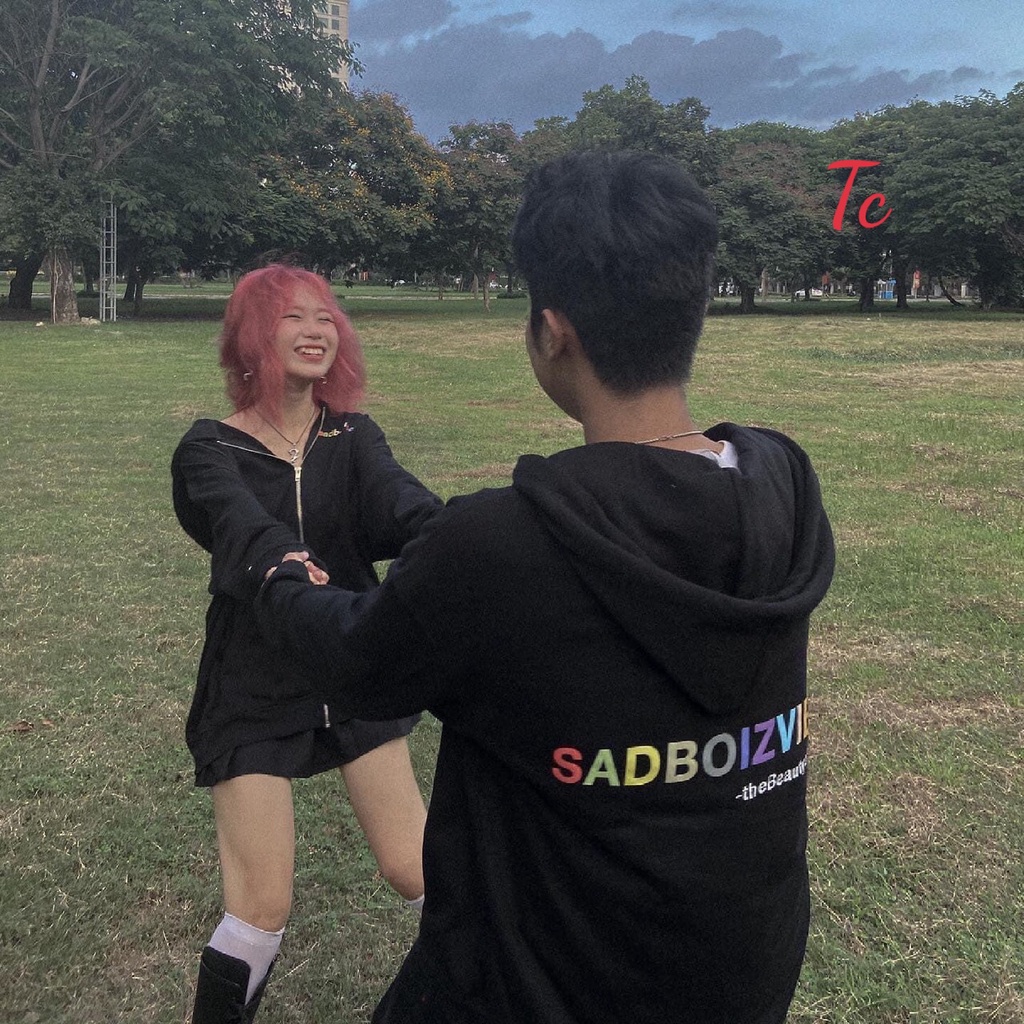 Áo Khoác Hoodie Zip Said.boiz Nỉ Nam Nữ In Chữ 7 Màu Form Rộng Ulzzang | BigBuy360 - bigbuy360.vn