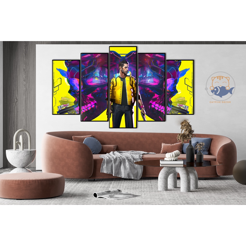 Tranh Dán Tường Gaming CYBERPUNK 2077 - Bộ 2