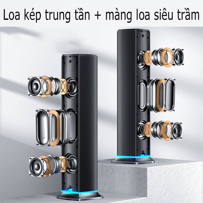 Loa Vi Tính Bluetooth MC Maicong F3 Âm Bass Cực Mạnh