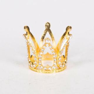 Trang trí Vương miện mini vàng