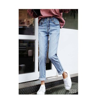 Quần Jeans Hstyle dáng xuông WPGD8523