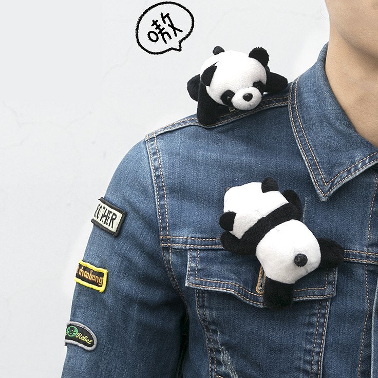 Huy Hiệu Cài Áo Hình Gấu Trúc Đáng Yêu B600