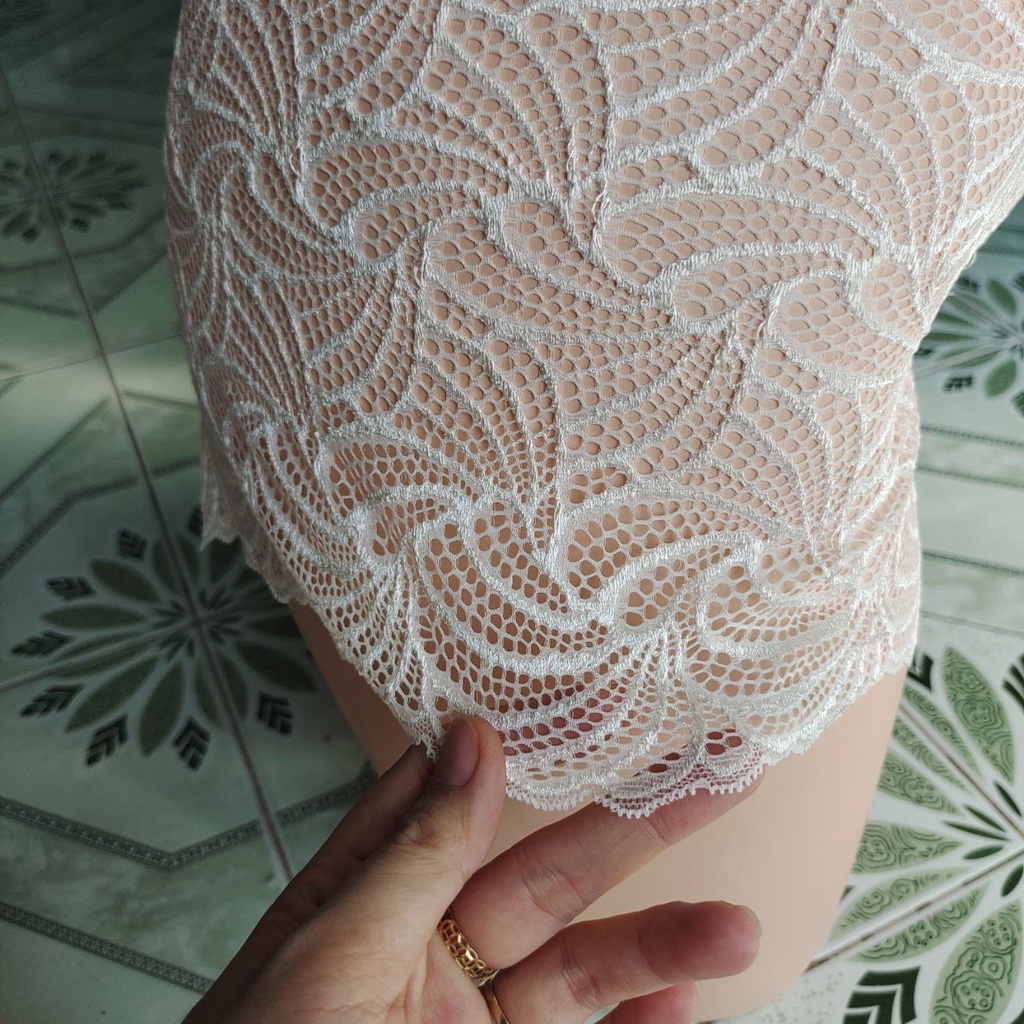 Set Bra - Bralette ren sexy không gọng, mút mỏng - Màu trắng - BS02 - Bộ đồ lót nữ