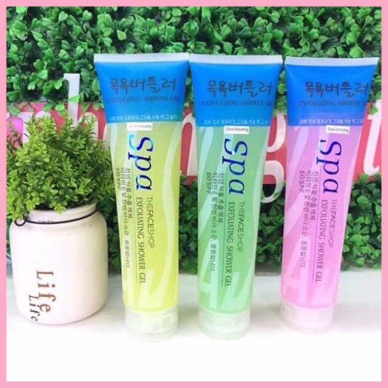 Gel – Kem tẩy da chết Spa Exfoliating Shower Gel