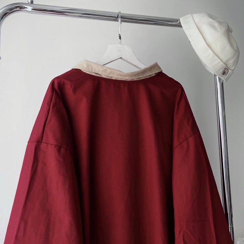 Áo Khoác Jacket Kaki Lót Dù Chữ Thêu MSH - pqk boutique