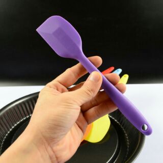 Spatula phới vét bột silicon thân liền.Dài 21.5cm
