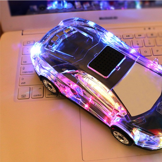 Loa bluetooth V18 hình xe ô tô Lamborghini pha lê độc đáo