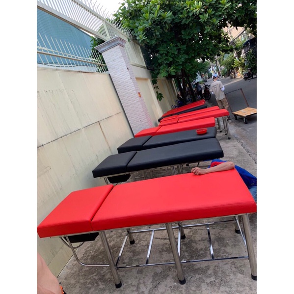 Giường gội đầu inox