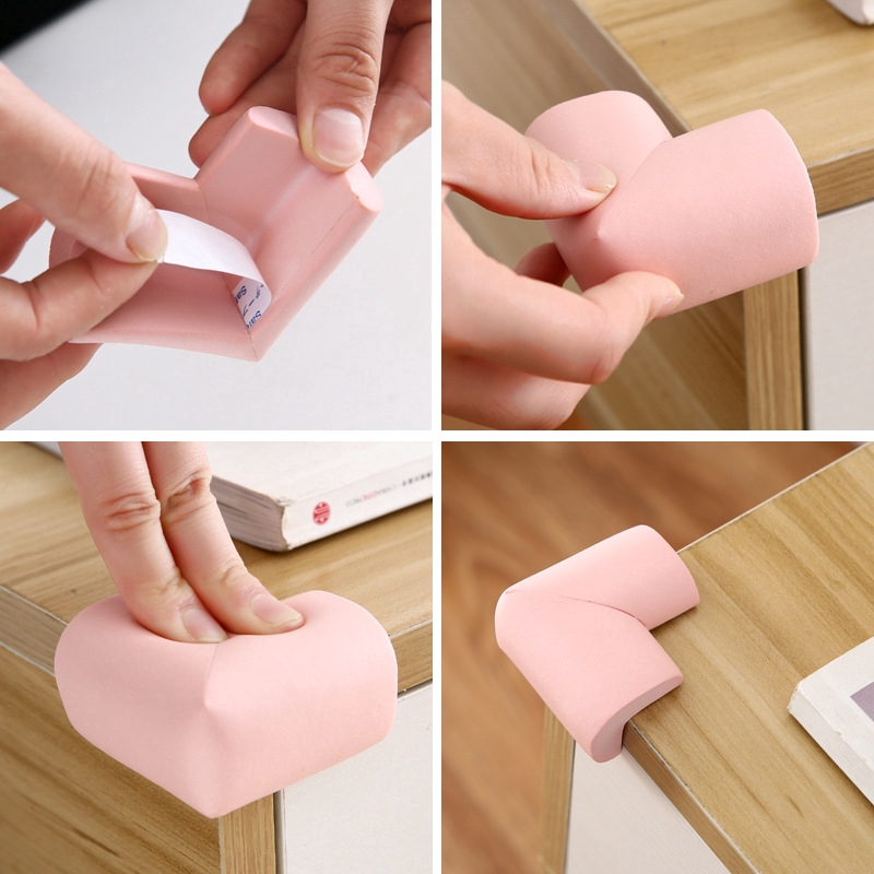 Set 4 Miếng Xốp Bọc Cạnh Bàn Bảo Vệ An Toàn Cho Bé