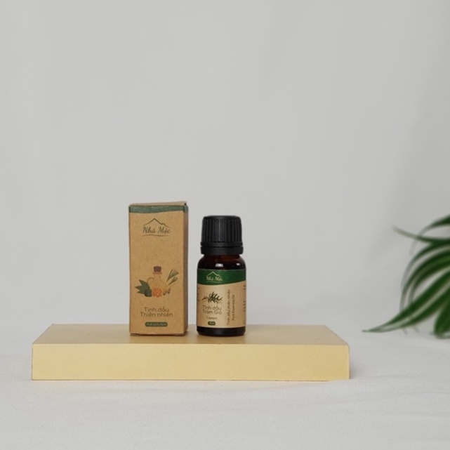 Tinh dầu Nhà Mộc nguyên chất có kiểm định, tinh dầu sả chanh, bạc hà, treo xe...giúp thơm phòng, đuổi muỗi 10ml