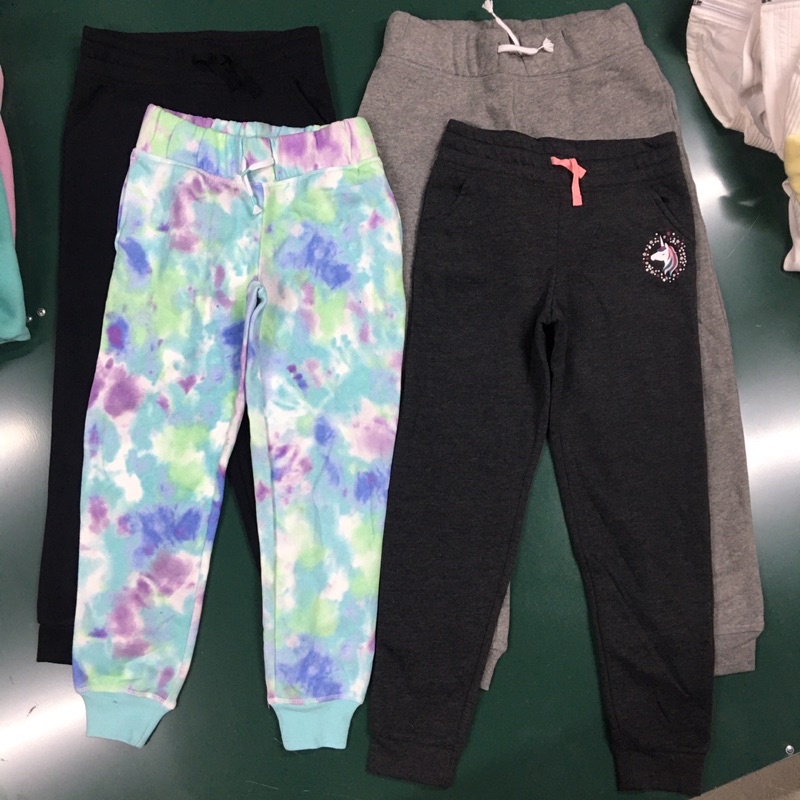 Quần jogger nỉ bông bé gái dư xịn bảng màu mới