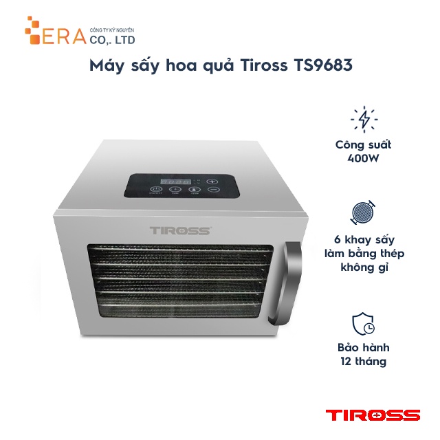 Máy sấy hoa quả Tiross Ts9683