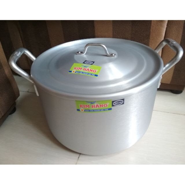 Nồi nhôm soup pot KIM HẰNG size to 40 42 44 46