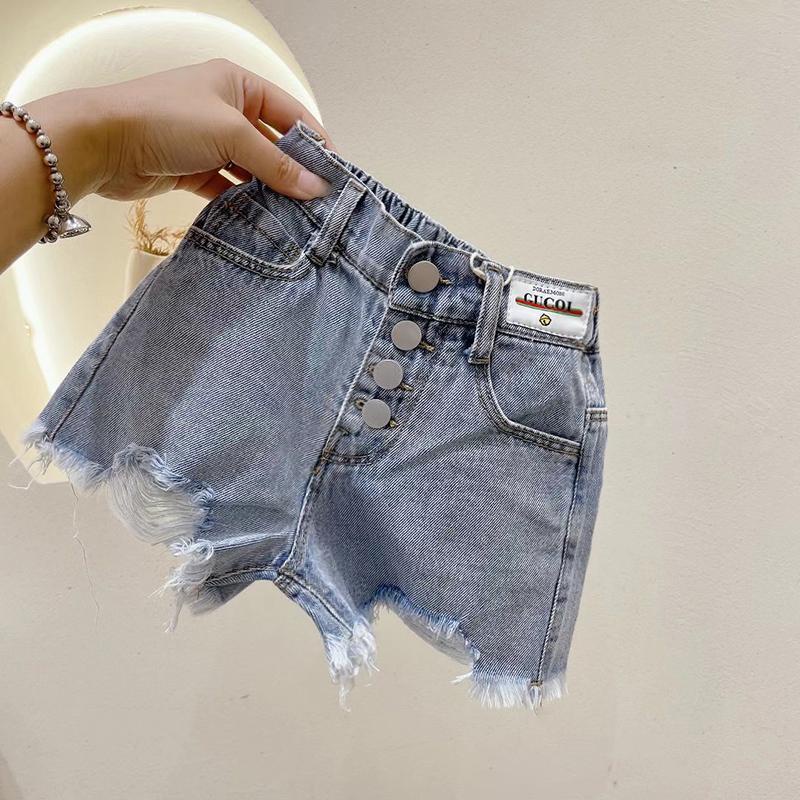 Quần Short Denim Thiết Kế Mới Thời Trang Mùa Hè Theo Phong Cách Hàn Quốc 2023