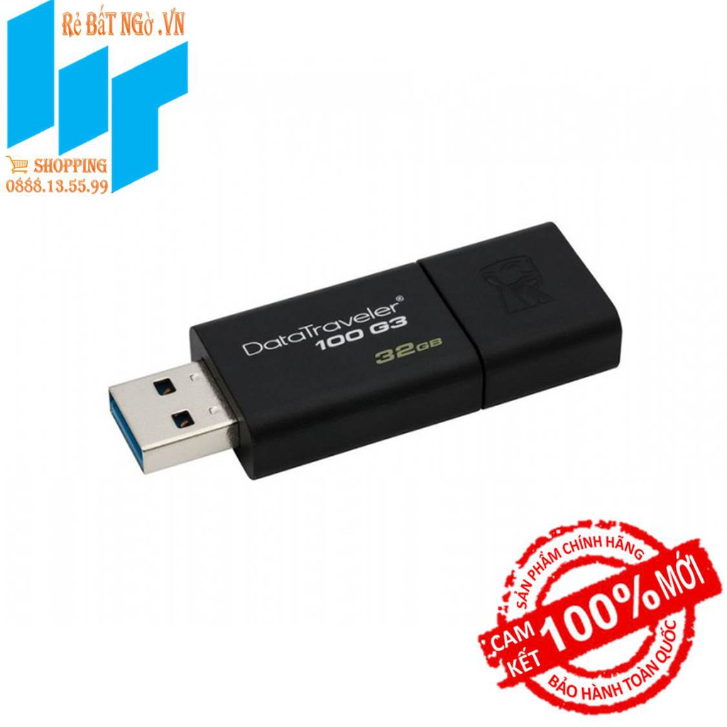 USB 3.0 32GB DT100G3 BH 60T | BigBuy360 - bigbuy360.vn