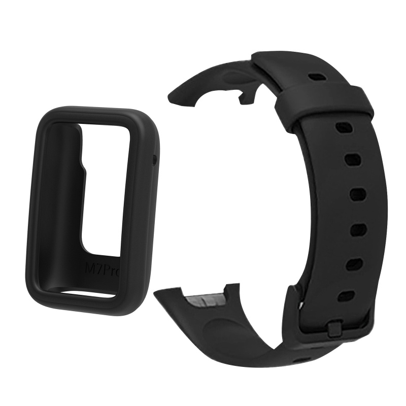 Dây Đeo Thay Thế Chất Liệu Silicon Màu Trơn Cho Mi Band 7 Pro