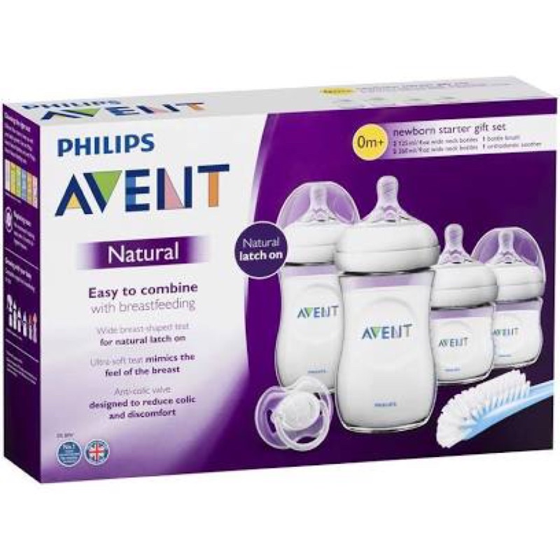 Set Bộ Bình Sữa Phillips Avent Natural 6 món