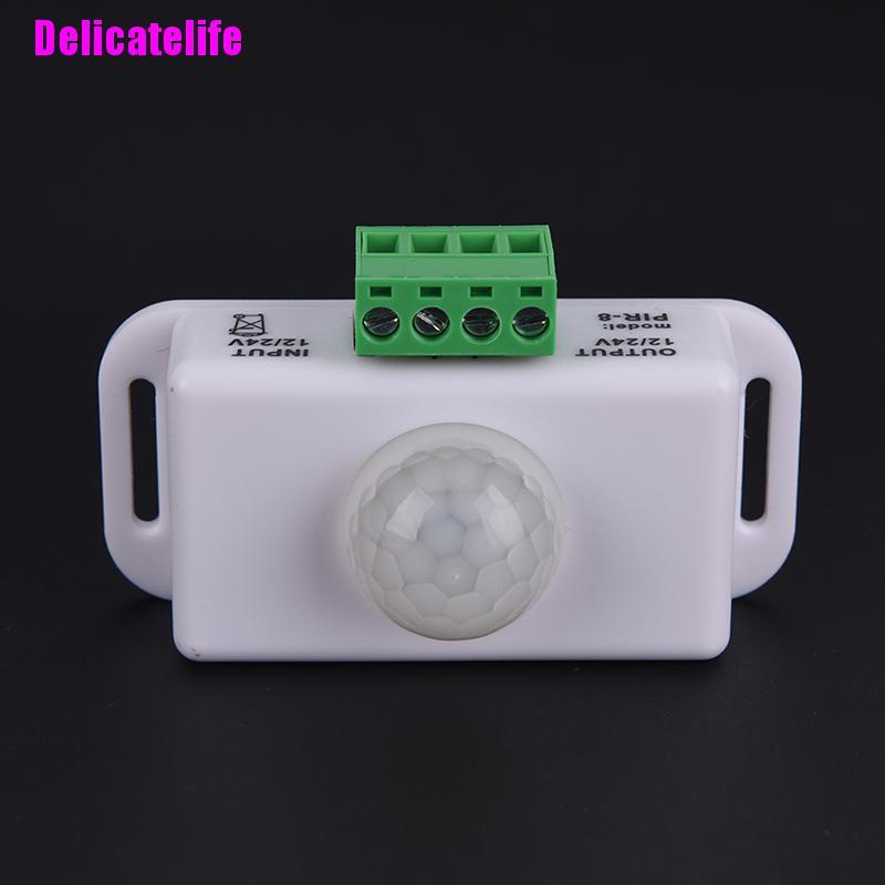 Công tắc cảm biến chuyển động hồng ngoại tự động dc 12-24v 8a