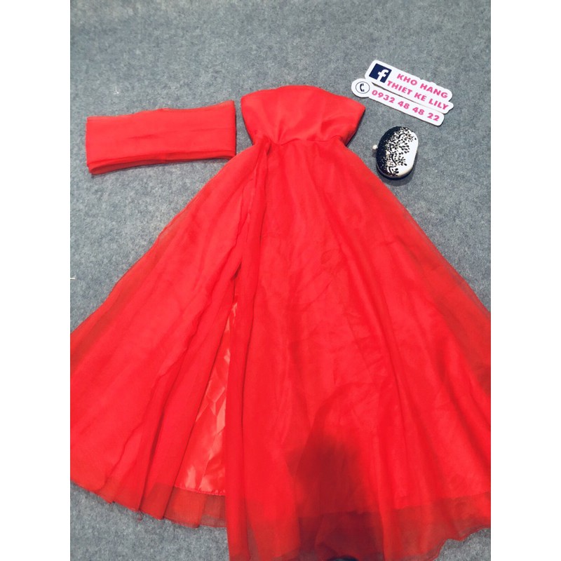 Đầm công chúa xoè phồng cực xinh ( mua 1 mặc 3 kiều )ảnh và video shop tự quay 1000%