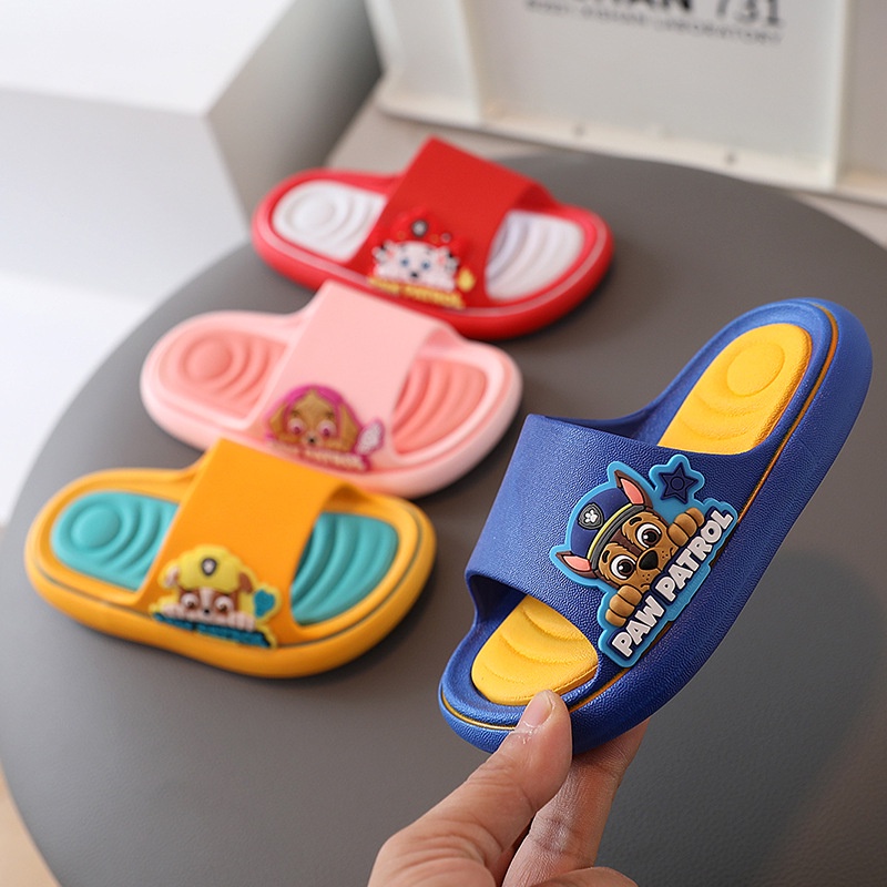 Dép Đi Trong Nhà Tắm Chống Trượt Họa Tiết Hoạt Hình PAW Patrol Dễ Thương Cho Bé