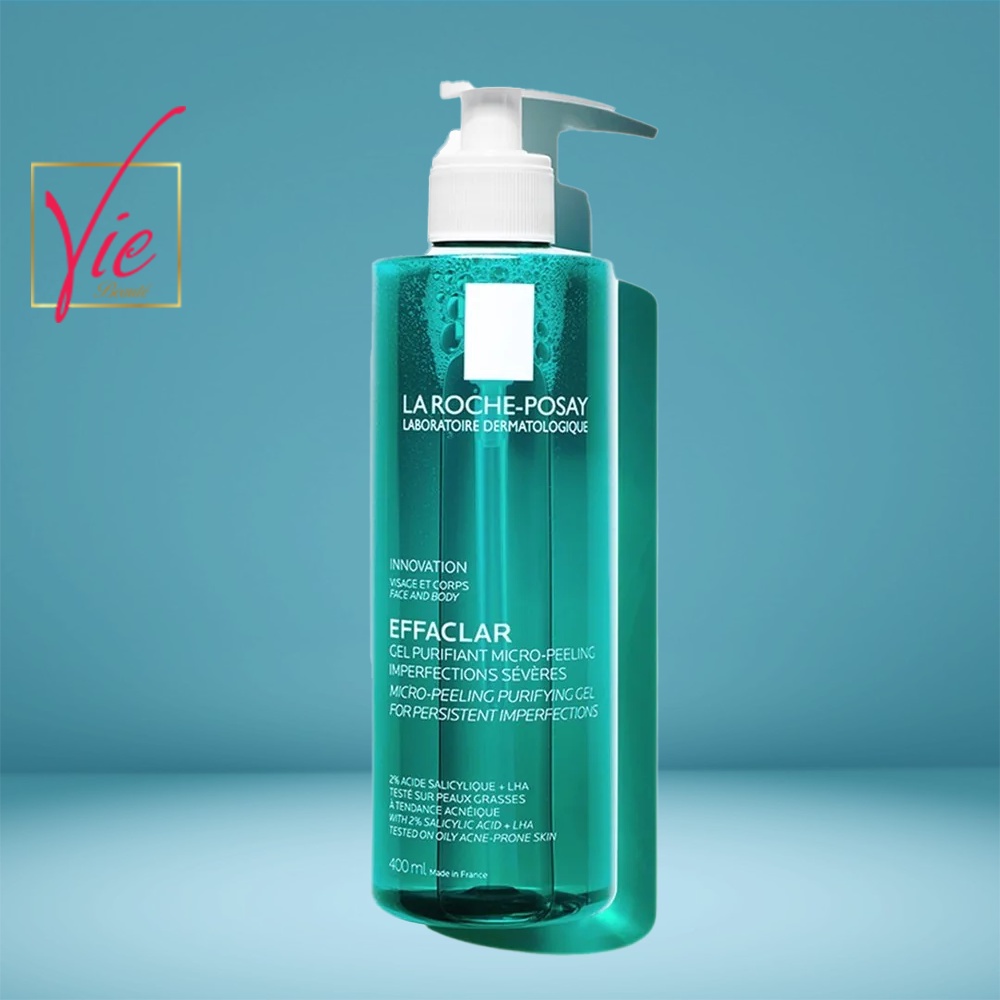 Sữa Rửa Mặt La Roche-Posay Effaclar Micro-Peeling Gel Cleanser làm sạch & giảm mụn 400ml