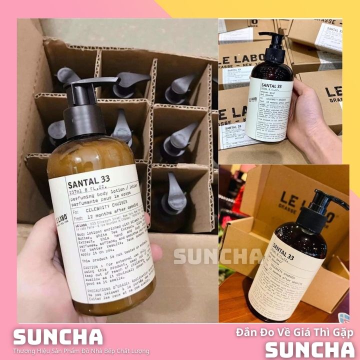 Sữa tắm nước hoa, sữa tắm trắng da LE LABO STANTAL 33 hương thơm quyến rũ