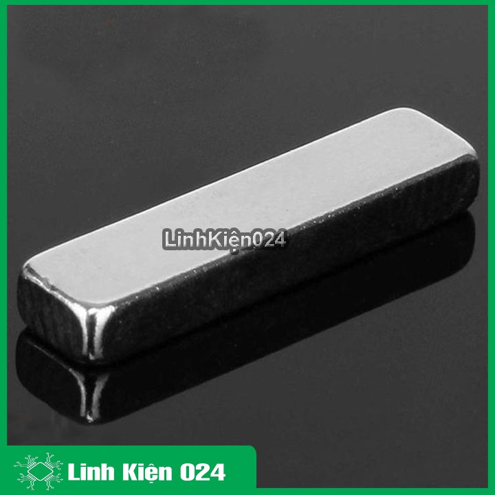 Bộ 10 Viên Nam Châm Đất Hiếm 20x5x3mm Siêu Từ Tính
