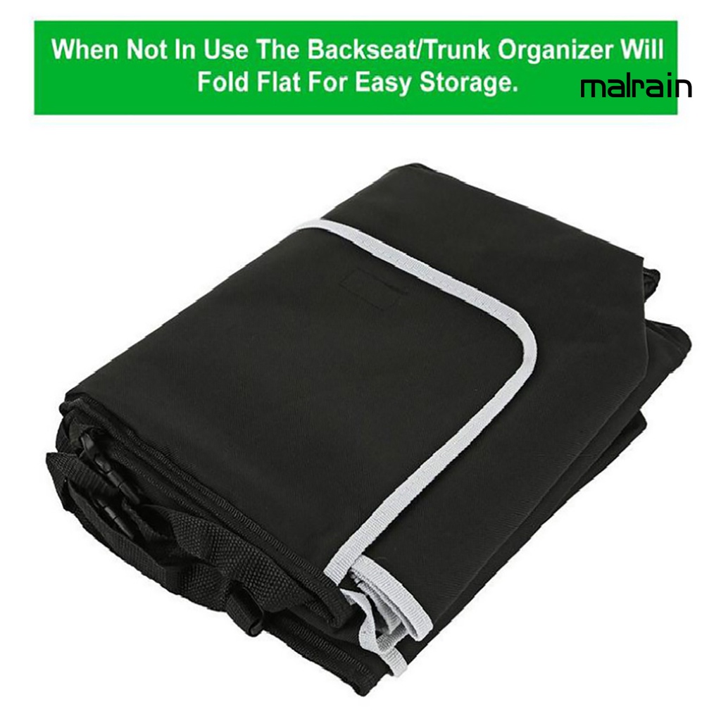 Túi Đựng Đồ Gắn Sau Ghế Xe Hơi Nhiều Ngăn Tiện Lợi