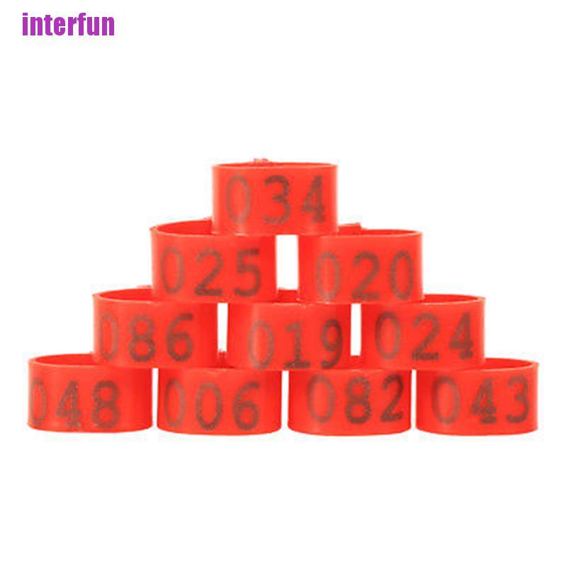 Bộ 100 Vòng Đệm Chân 16mm Chuyên Dụng Cho Gia Cầm