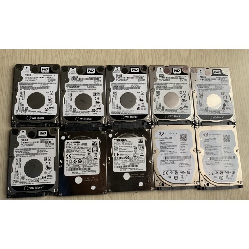 Ổ cứng HDD laptop 2,5 inch bóc máy đồng bộ, hình thức và sức khoẻ tốt