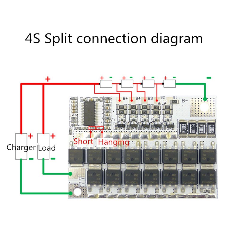 Bo Mạch Bảo Vệ Pin Lithium Bms 12v 16.8v 21v 100a Li-Ion Pmm 18650 Lipo Bms