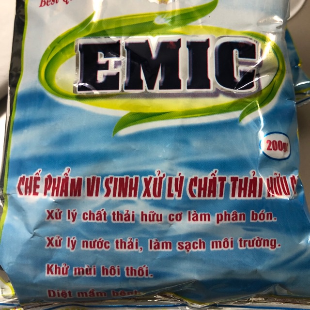 EMIC 200gram Men vi sinh Ủ Đậu Tương Và Rác Thải Sinh Hoạt Gia Đình