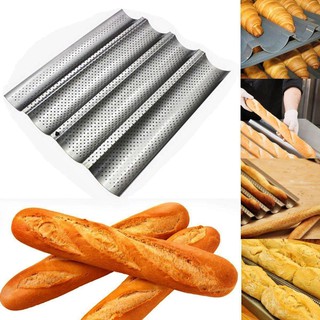 Khay nướng bánh mì Baguette 4 rãnh - Thép không rỉ