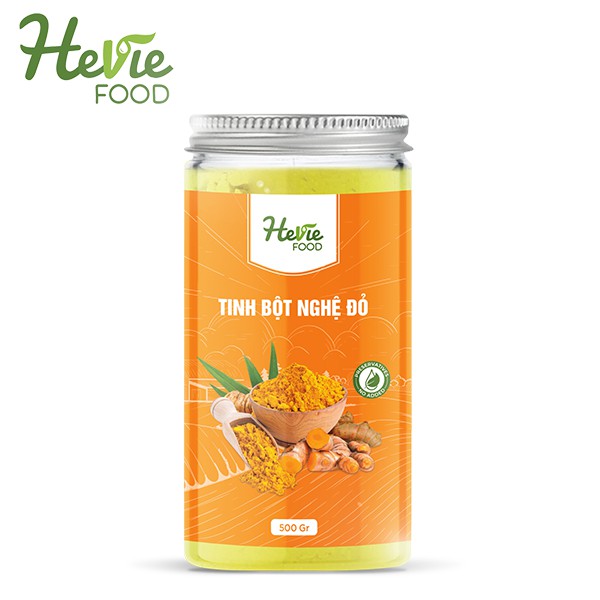 Tinh bột NGHỆ ĐỎ 500g HeVieFood