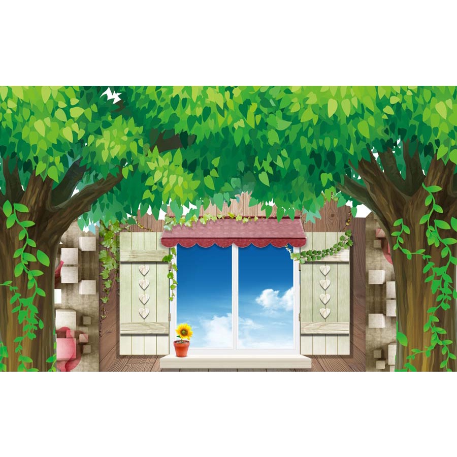 Tranh Dán Tường Họa Tiết Thế Giới Đại Dương