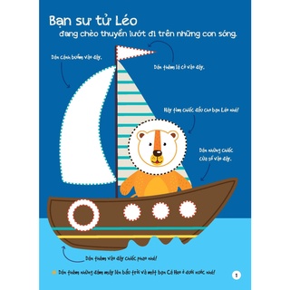 Sách - Dán hình siêu đáng yêu - Đại dương