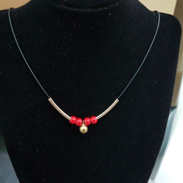 Vòng cổ hạt gốm 6mm ( 10 vòng)