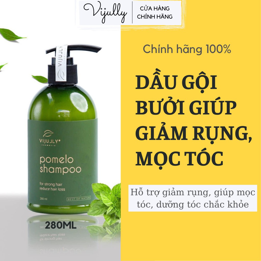 Dầu Gội Bưởi Ngăn Rụng Tóc Cao Cấp Vijully Phục Hồi Hư Tổn