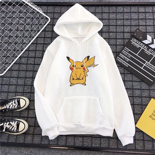 ÁO HOODIE NAM NỮ IN HÌNH PIKACHU NHIỀU MÀU (sản phẩm không kèm quần)_HD0016