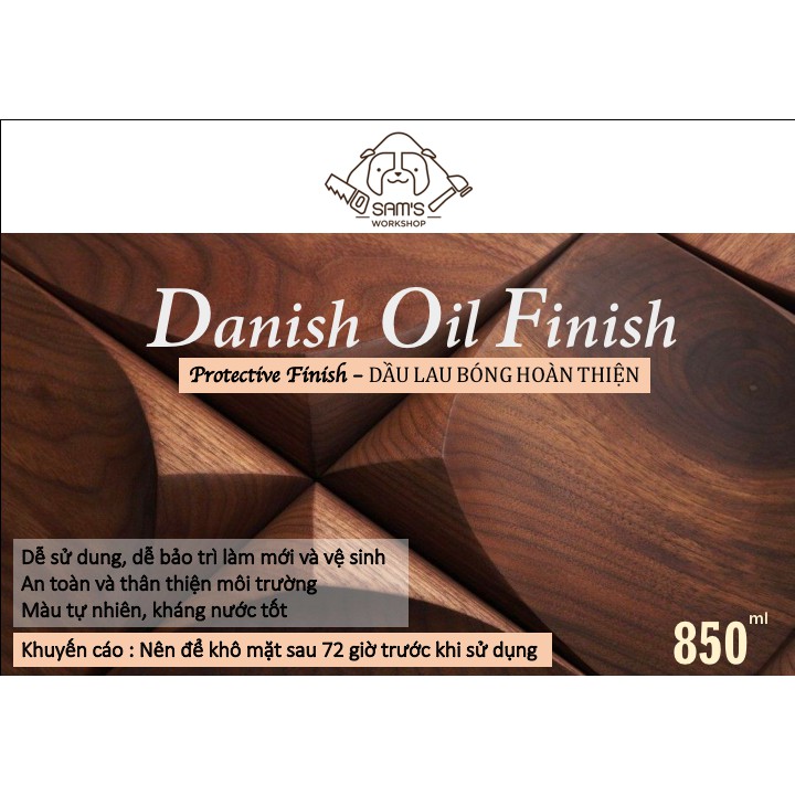 Danish Oil Finish - Sơn Lau Hoàn Thiện Danish