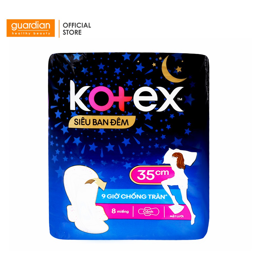 Băng vệ sinh ban đêm Kotex Style khô thoáng 35cm (8 miếng)