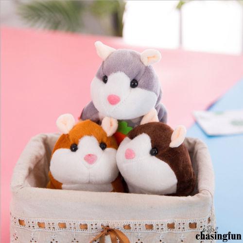 ➤GMLKids Talking Hamster Speech Nod Mimicry Repeat Pet Plush Toy