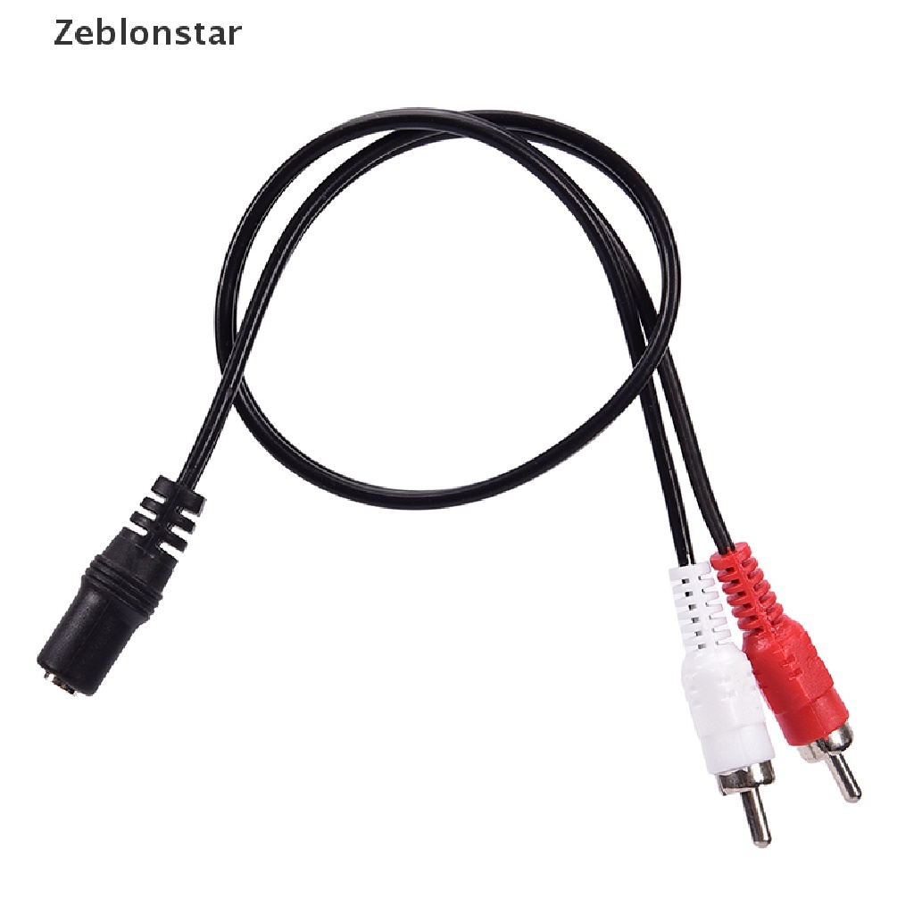 Cáp Chuyển Đổi Âm Thanh Aux Từ Đầu Cắm 2-RCA Sang Ổ Cắm 3.5mm Chuyên Dụng
