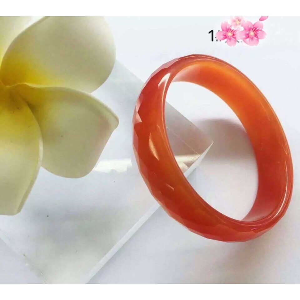 Vòng Tay Bản Liền Mắt Mèo Cắt Giác Cạnh