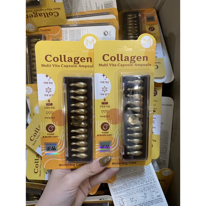 Viên collagen tươi Multi Vita Hàn Quốc Hộp 38 viên