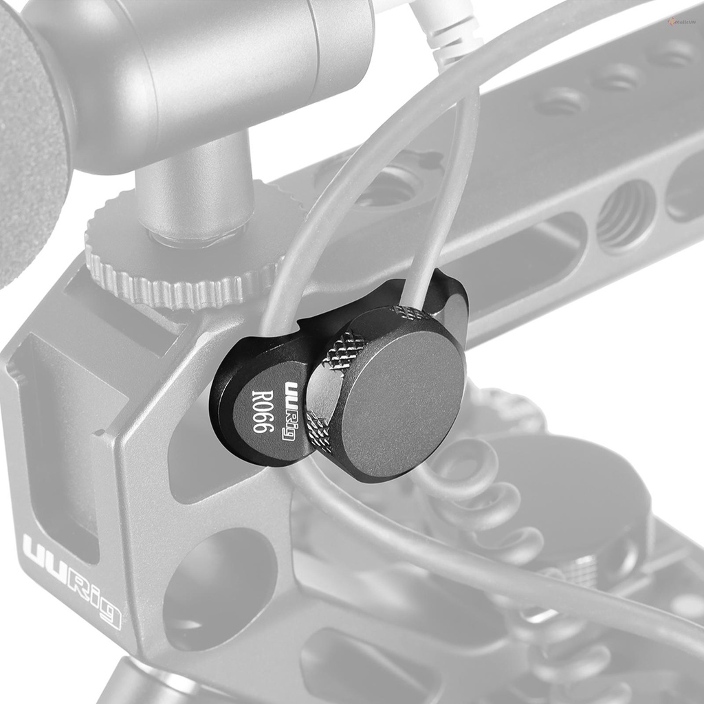 Kẹp giữ dây cáp Uurig R066 thông dụng vít 1/4 inch micrô bằng kim loại thích hợp cho cáp có đường kính 3 mm-6mm