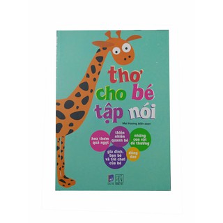 Sách - Thơ Cho Bé Tập Nói ( Phiên bản mới nhất)