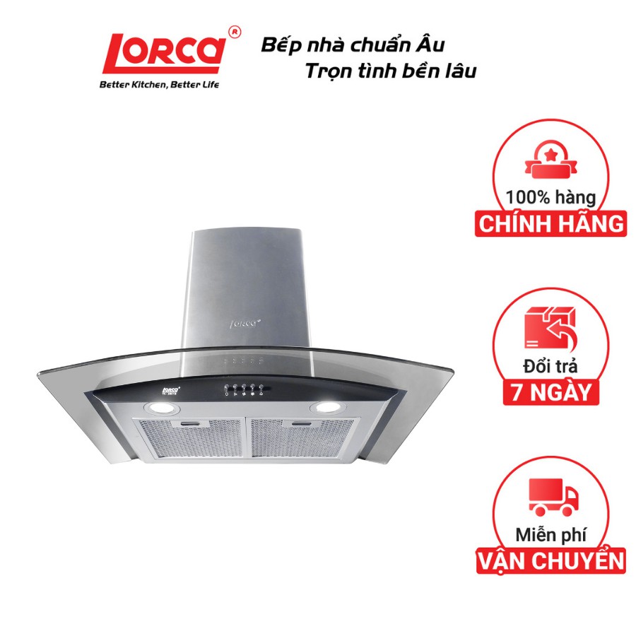 Máy hút mùi Lorca TA 2001B -90 cm (48 dbA) - Bảo hành 3 năm