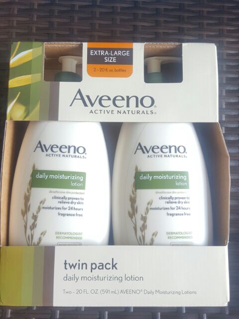 KEM DƯỠNG ẨM DA HỮU CƠ KHÔNG MÙI  Aveeno Daily Moisturizing Lotion For Dry Skin 591ml mẫu chai và lô mới kg date i