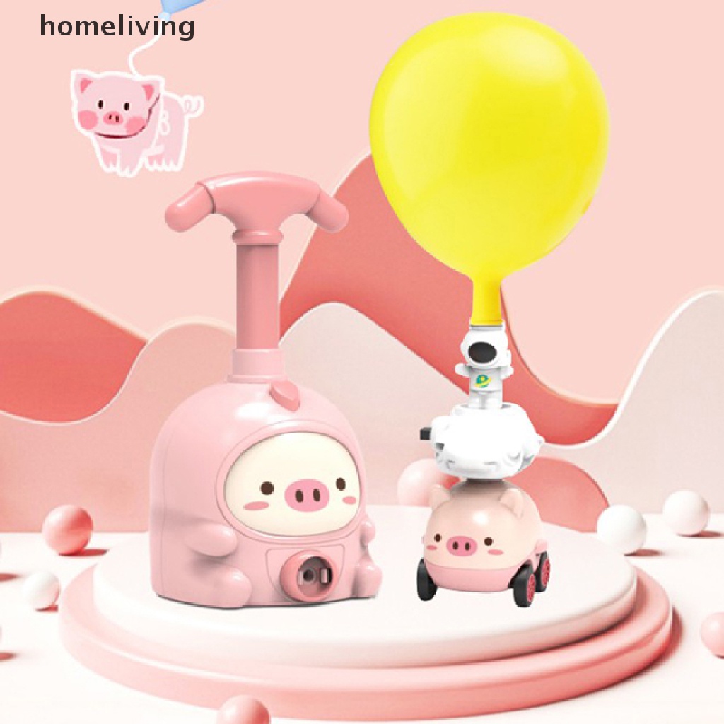 Đồ Chơi Xe Hơi Chạy Bằng Năng Lượng Không Khí Với Bong Bóng Và Phi Thuyền Khoa Học Cho Bé